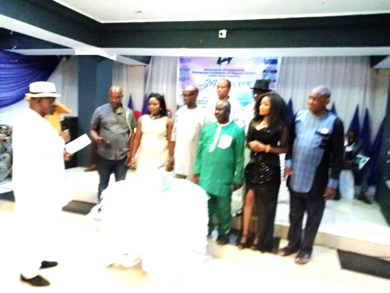 Gov. Oborevowori Swears in Newly Elected Executives Of ACNPN …Pledges Unwavering Support for Community Media at ACNPN Awards