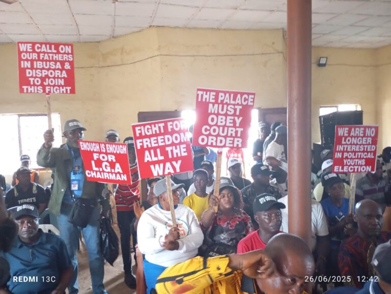 Ibusa Youths Council Are Not Pawns For Political Manipulation – Otu-Odogwu