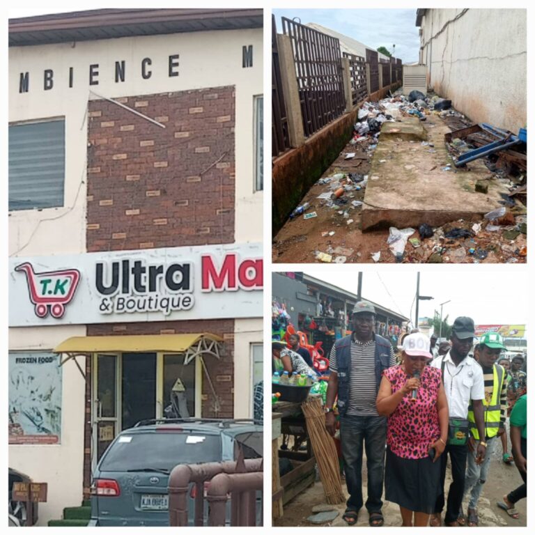 DSCTDA Cracks Down on Poor Sanitary Condition of Ambience Mall, Ogbeogonogo Market, Others in Asaba