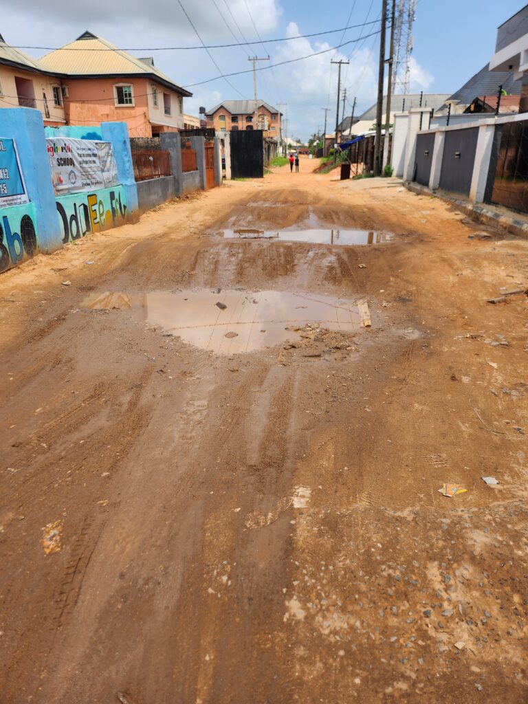 Uda Layout Community in Asaba Cries Out Over Abandoned Road Project