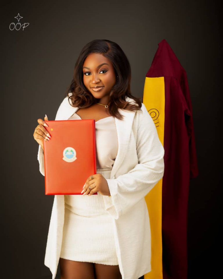 Pride and Prestige as Miss Ndinwa Naomi Awelekume Bags Degree at UNILAG