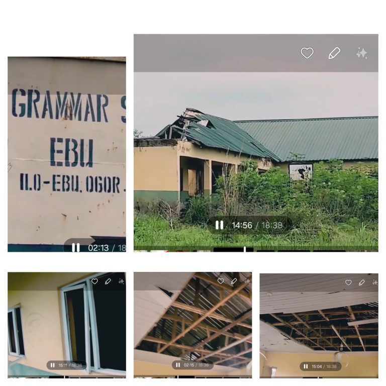 Ebu Schools in Ruins: Community Decries Total Collapse of Education System