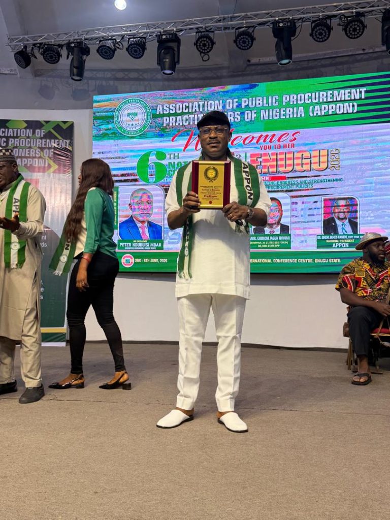 Igbuzo’s Finest: Pastor Idowu Okeze Emerges Nigeria’s Best Procurement Director, Bags APPON Fellowship