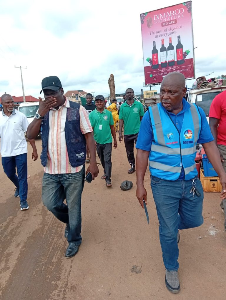DSCTDA COMMENCES ENFORCEMENT EXERCISE AT KOKA INTERCHANGE, WARNS AGAINST ILLEGAL OCCUPATION OF PUBLIC SPACES